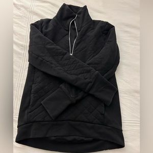 Lululemon quilted black quarter zip